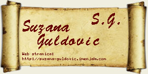 Suzana Guldović vizit kartica